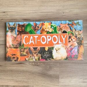 Cat Opoly Board Game Catopoly Late for the Sky Monopoly Themed BoardGame 🆕